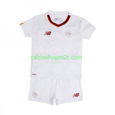 AS Roma Bambino Maglia Trasferta 2022/2023 Manica Corta (+ Pantaloncini)